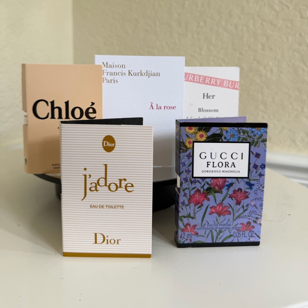 Floral Chloé Gucci Dior J'adore Burberry Blossom Maison Francis Kurkdjian rose